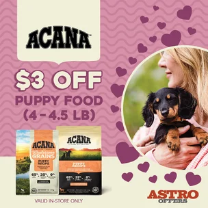 ACANA | $3.00 OFF S…